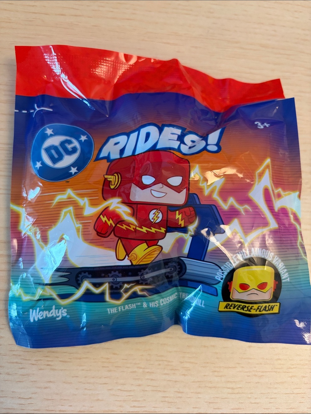 2026 Wendy’s Toy DC Rides! The Flash Figure with Cosmic Treadmill New